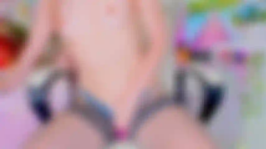 Buttplug and riding a dildo