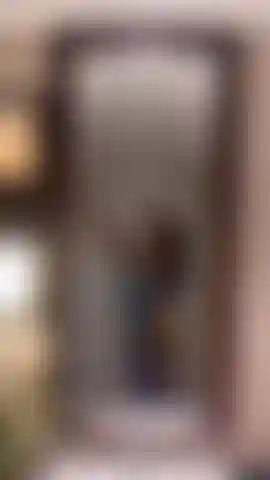 Caught naughty Sofie teasing you with her naked boobs in a public restroom while people around !