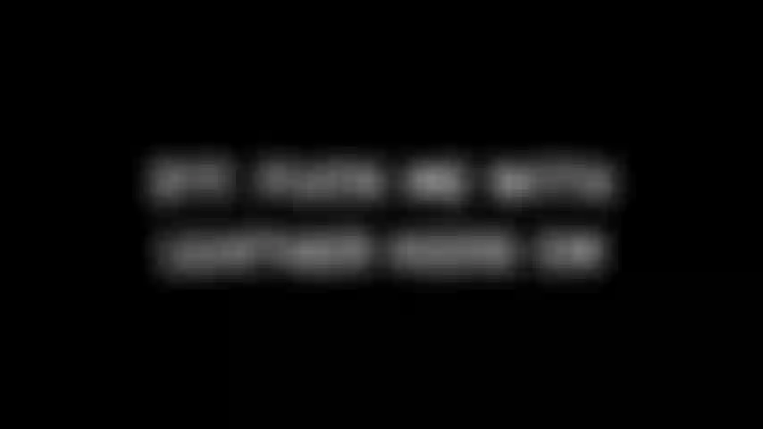 217 Fóllame con calzas de cuero.