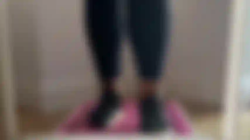 TEAL REVEL - Cruel Sweat Denial: Black Domme Runs on Treadmill, Zero Foot Show for You