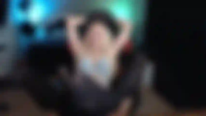 Pussyfuck con medias opacas.