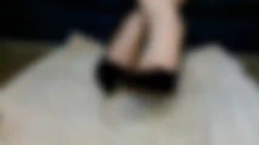 Locked_footjob_tease.