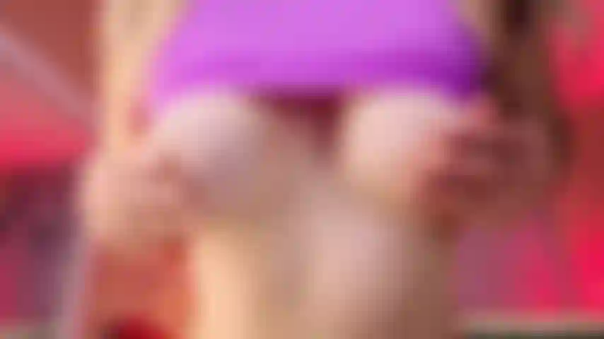 playing with my hard nipples and spanking my hot tits