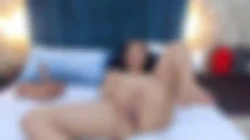I explore my body with slow and deep caresses, looking into your eyes until I come for you