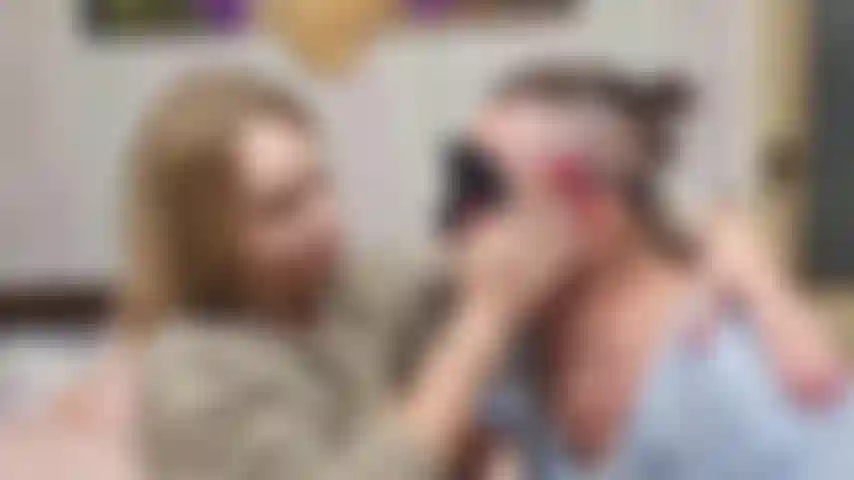 female domination, face slapping