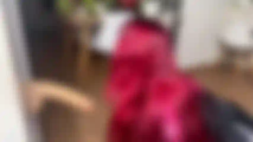 Araña mamada muy descuidada.