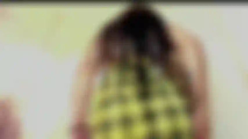 a very short skirt, playing with your imagination, seeing my great ass, you can leave it red with your slaps