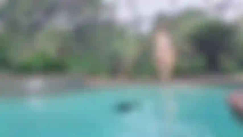 9 Meses de embarazo flaco chapuzón - parte 1.