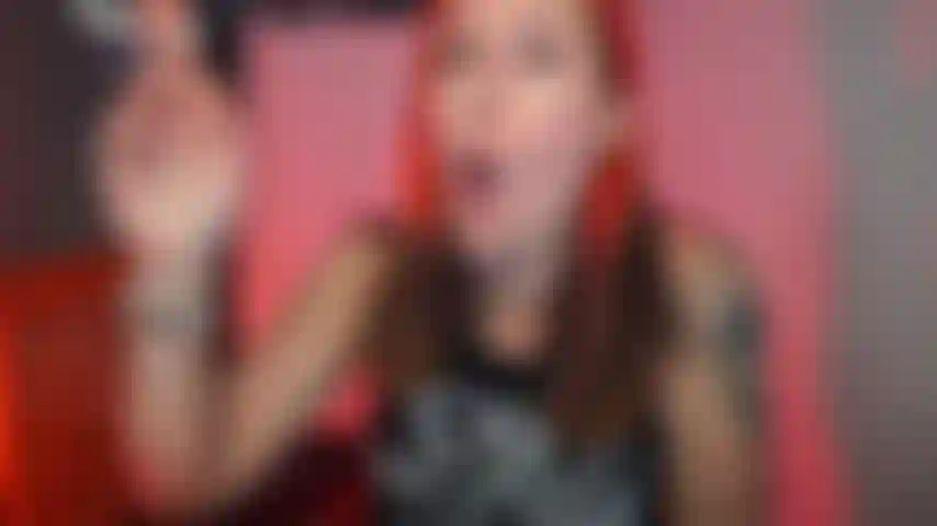 Smoking Fetish with some drooling in close up