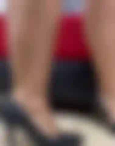 Muestra de pies con aceite.