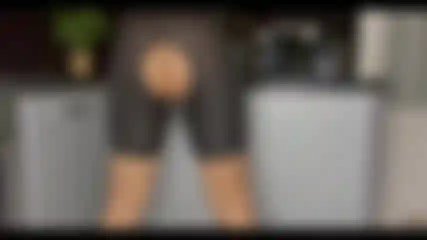 Mira cómo mi twerking abrió mis pantalones cortos y expuso mi culo y mi coño.