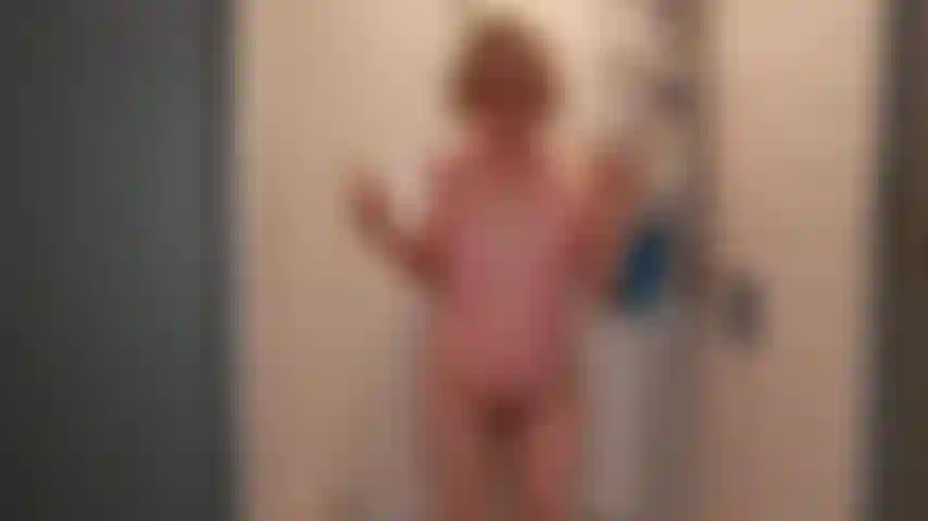 Zoey plays in the shower with another dildo and cums twice!